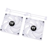 Thermaltake CT140 ARGB Sync PC Cooling Fan White, Gehäuselüfter weiß, 2er Pack, 140 mm