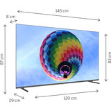 Thomson 65QG4S14, QLED-Fernseher 164 cm (65 Zoll), dunkelgrau, UltraHD/4K, Google TV, Triple-Tuner, HDR
