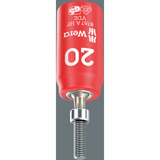 Wera 8100 SA VDE 1 Zyklop Knarrensatz, 1/4", Werkzeug-Set schwarz/grün, 22-teilig, Knarre mit Umschalthebel