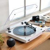 Audio-Technica AT-LP3XBT, Plattenspieler weiß, Bluetooth, vollautomatisch