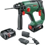 Bosch Heimwerken & Garten Akku-Bohrhammer UniversalHammer 18V grün/schwarz, 2x Li-Ionen Akku 2,5Ah, Koffer, POWER FOR ALL ALLIANCE