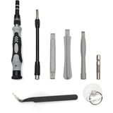 Digitus Feinmechaniker Schraubendreher Set, Bit-Satz schwarz/transparent, 115-teilig