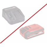 EINHELL Power X-Change Akku-Autokompressor CE-CC 18/23 D Li-Solo, 18Volt rot/schwarz, ohne Akku und Ladegerät