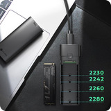 ICY BOX Spade Case 1806, Laufwerksgehäuse schwarz, mit USB 3.2 Gen 2 Type-C