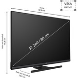 JVC LT-32VF5355W, LED-Fernseher 80 cm (32 Zoll), weiß, FullHD, Tripple Tuner, Smart TV, TiVo Betriebssystem