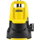 Kärcher Tauchpumpe SP 9.000 Flat, Tauch- / Druckpumpe gelb/schwarz, 280 Watt, für Klarwasser