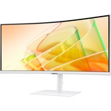 SAMSUNG ViewFinity S65TC S34C650TAU, LED-Monitor 86.4 cm (34 Zoll), weiß, UWQHD, VA, Curved, AMD Free-Sync, Thunderbolt 4.0, 100Hz Panel