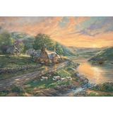 Schmidt Spiele Thomas Kinkade Studios: Tagesanbruch im Emerald Valley, Puzzle 1000 Teile