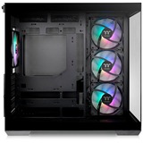 Thermaltake View 380 TG ARGB Black, Tower-Gehäuse schwarz, Tempered Glass x 2