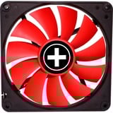 Xilence Performance C PWM Serie 140x140x25, Gehäuselüfter schwarz/rot, 140 mm