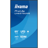 iiyama LH6575UHS-B2AG, Public Display schwarz (matt), UltraHD/4K, IPS, Lautsprecher, Daisy Chain