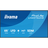 iiyama ProLite LH6575UHS-B2AG, Public Display schwarz (matt), UltraHD/4K, IPS, Lautsprecher, Daisy Chain