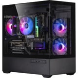 ALTERNATE Gaming-PC Window Edition • RTX 5060 • AMD Ryzen™ 5 5600 • 16 GB RAM schwarz/transparent, Windows 11 Home