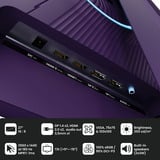 Arozzi Nova 27T2K180, Gaming-Monitor 68.6 cm (27 Zoll), lila, QHD, IPS, HDMI, DP, Lautsprecher, 180Hz Panel