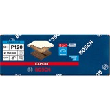 Bosch Professional Expert C470 Schleifblatt, Ø 150mm, K120 Multilochung 50 Stück, für Exzenterschleifer