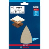 Bosch Professional Expert M480 Netzstruktur-Schleifblatt 100 x 150mm, K180 10 Stück, für Multischleifer