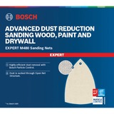 Bosch Professional Expert M480 Netzstruktur-Schleifblatt 100 x 150mm, K180 10 Stück, für Multischleifer