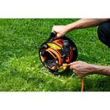 Brennenstuhl Garant G Bretec IP44 Gartenkabeltrommel, 1 Anschluss schwarz/orange, 23 + 2 Meter