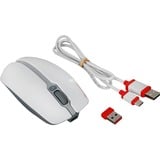 CHERRY STREAM DESKTOP RECHARGE, Desktop-Set weiß/grau, DE-Layout, Cherry SX-Scherentechnologie