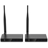 Digitus Wireless Video Extender/Splitter Set HDMI > HDMI, 100 Meter, HDMI Verlängerung schwarz, Sendeeinheit + Empfängereinheit