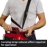 EINHELL Professional Akku-Laubsauger VENTURRO 36/240, 36Volt (2x18V), Laubsauger/Laubbläser rot/schwarz, ohne Akku und Ladegerät