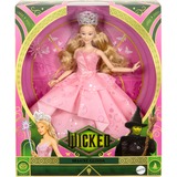 Mattel Wicked Glinda Deluxe-Modepuppe mit Accessoires und abnehmbarem Outfit