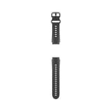 Motorola moto watch, Smartwatch schwarz, mit schwarzem Silikon-Armband