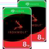 Seagate IronWolf NAS 2 x 8 TB Bundle, Festplatte SATA 6 Gb/s, 3,5", 2er Bundle