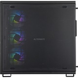 ALTERNATE Gaming-PC Window Edition • RTX 5080 • AMD Ryzen™ 7 9800X3D • 32 GB RAM schwarz/transparent, Windows 11 Home 64-Bit