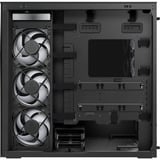 ARCTIC Xtender Mirrow Black Design, Tower-Gehäuse schwarz, Tempered Glass x 2 (verspiegelt)