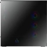 ARCTIC Xtender Mirrow , Tower-Gehäuse schwarz, Tempered Glass x 2 (verspiegelt)