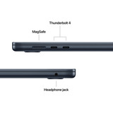 Apple MacBook Air (15") 2025 CTO, Notebook schwarz, 32 GB, 512 GB (512 GB SSD), M4, Deutsch