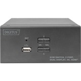 Digitus KVM-Switch Dual-Display 4K HDMI 