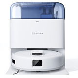 ECOVACS Deebot MINI Blau, Saugroboter weiß/blau, Inklusive Mini-OMNI-Station