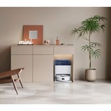 ECOVACS Deebot MINI Blau, Saugroboter weiß/blau, Inklusive Mini-OMNI-Station
