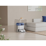 ECOVACS Deebot MINI Blau, Saugroboter weiß/blau, Inklusive Mini-OMNI-Station