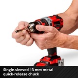 EINHELL Professional Akku-Schlagbohrschrauber TE-CD 18/50 Li-i BL, 18Volt rot/schwarz, 2x Li-Ionen Akku 2,0Ah