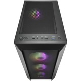 FSP CMT218, Tower-Gehäuse schwarz, Tempered Glass