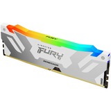 Kingston FURY DIMM 32 GB DDR5-6000  , Arbeitsspeicher weiß, KF560C32RWA-32, Renegade RGB, INTEL XMP