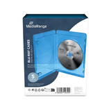MediaRange BD Videobox Retail-Pack Single 5St, Schutzhülle Retail