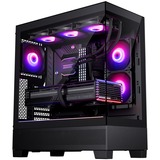 Phanteks XT View , Tower-Gehäuse schwarz, Tempered Glass x 2