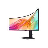 SAMSUNG ViewFinity S49F950UAU, LED-Monitor 124 cm (49 Zoll), schwarz, DQHD, VA, Curved, HDR, KVM, USB-Hub, USB-C, 120Hz Panel