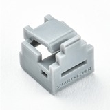 SMARTKEEPER ESSENTIAL RJ11 Port Lock (MNL04) + Lock Key Mini (U04), Einsteckschloss Farbcode Grau, 4 Stück + 1 Schlüssel