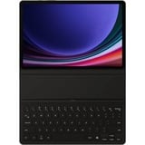 Samsung Book Cover Keyboard Slim, Tablethülle schwarz, DE-Layout, Samsung Galaxy Tab S9 | S9 FE | S10 FE | S10 Lite