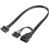SilverStone Shark Force 120, Gehäuselüfter schwarz, 120 mm