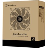 SilverStone Shark Force 120, Gehäuselüfter schwarz, 120 mm