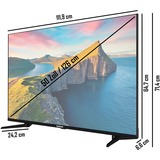 Telefunken QU50K800, QLED-Fernseher 126 cm(50 Zoll), schwarz, UltraHD/4K, Triple Tuner, SmartTV