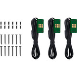 Thermaltake CT120 EX ARGB Sync PC Cooling Fan Racing Green, Gehäuselüfter grün, 3er-Pack, 120 mm