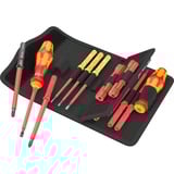 Wera Kraftform Kompakt VDE 18 Universal 2 Tool Finder, 18-teilig, Schraubendreher rot/gelb, inkl. 2 Steckgriffe, VDE-Wechselklingen