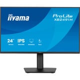 iiyama ProLite XB2491H-B1, LED-Monitor 60.5 cm (23.8 Zoll), schwarz (matt), FullHD, IPS, HDMI, DP, ergonomischer Standfuß, 120Hz Panel